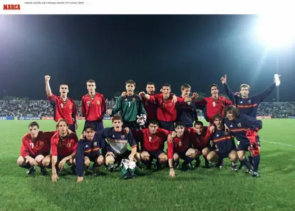 seleccion española con pablo coira